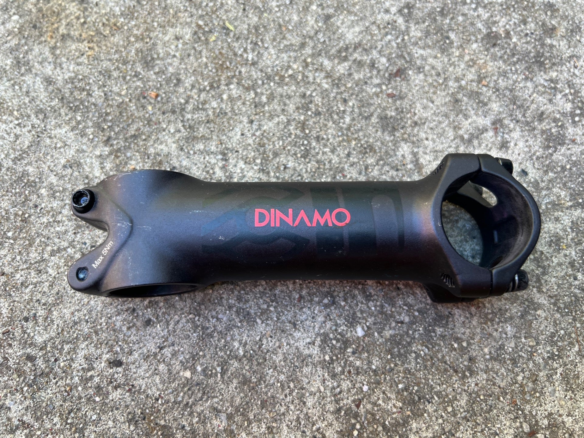 Cinelli Dinamo 31.8x110mm Stem 1 1/8” Threadless Road Gravel Bike Black 5° 129g - Image 4