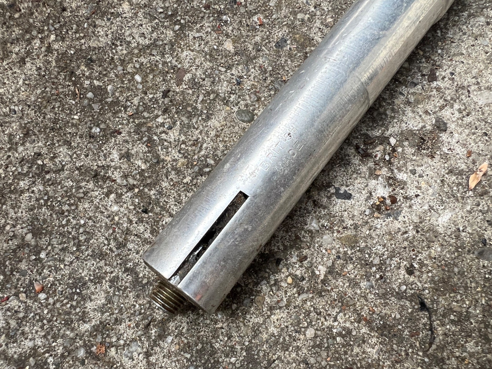 Schwinn 26.0x90mm 1in 21.1mm S Logo Quill Stem Vintage Road Bike Silver Touring  - Image 4