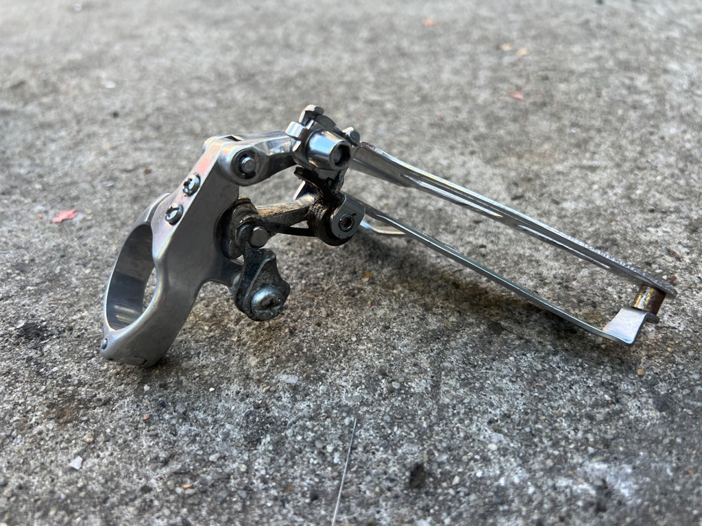 Suntour XC Reverse Pull 28.6mm Bottom Pull Triple Front Derailleur Vintage MTB  - Image 4