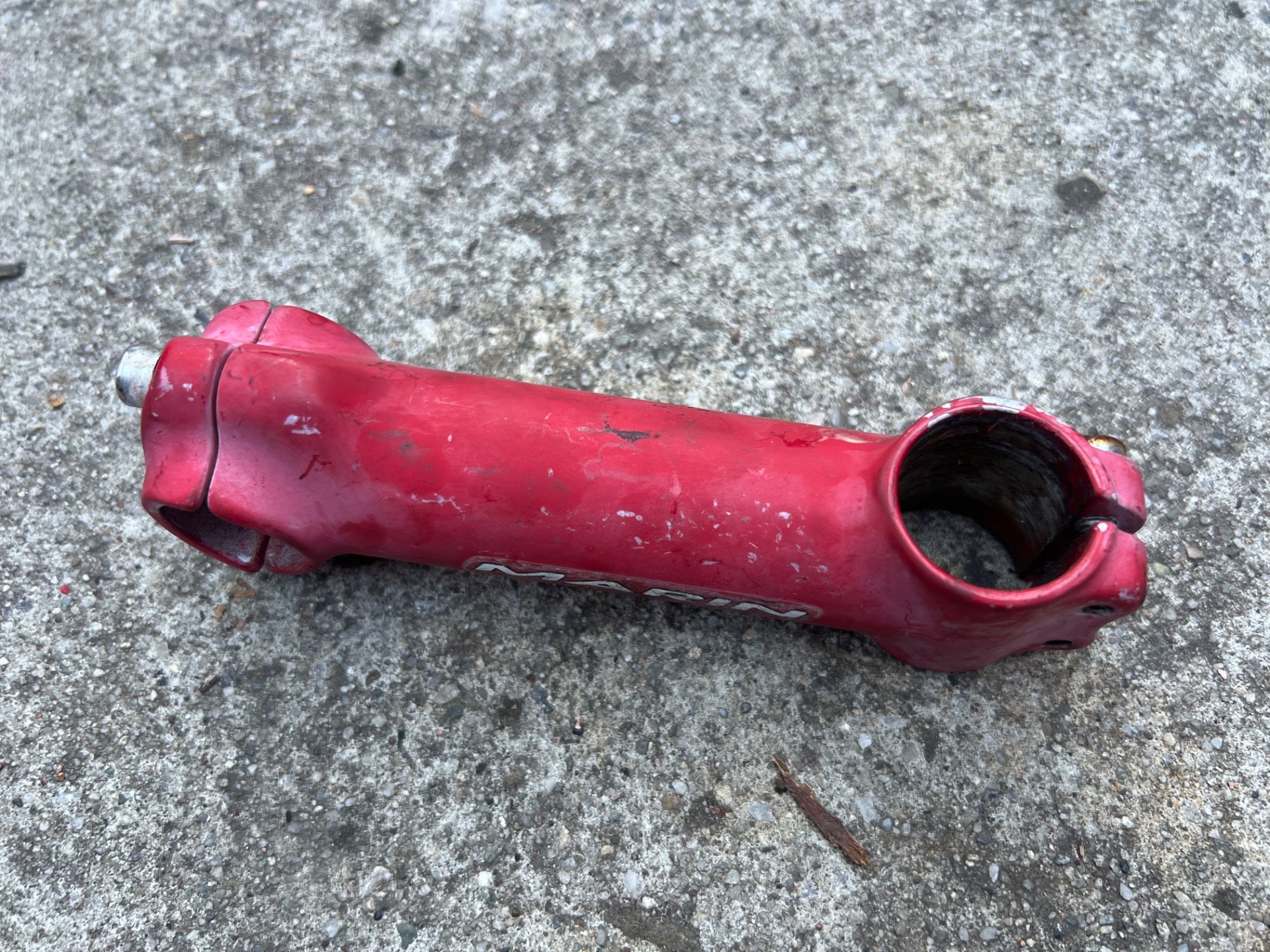 Marin Threadless 1 1/8” Stem 120x25.4mm Red 5 Degree MTB Hybrid Bike Commuter  - Image 4