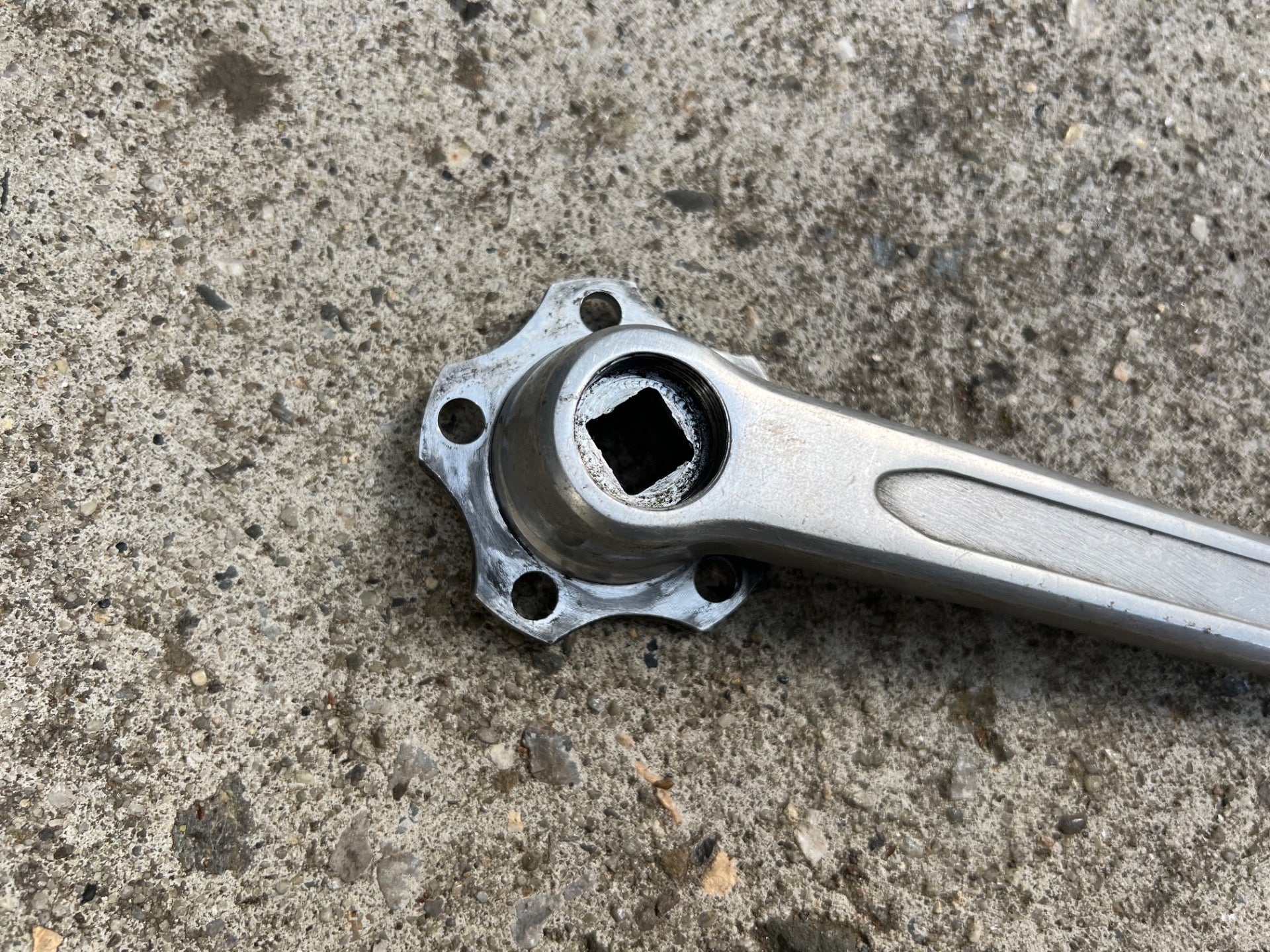 TA T.A. 170mm Crankset 50.4BCD 5 Bolt Vintage Cyclotourist Retro Touring Silver  - Image 10