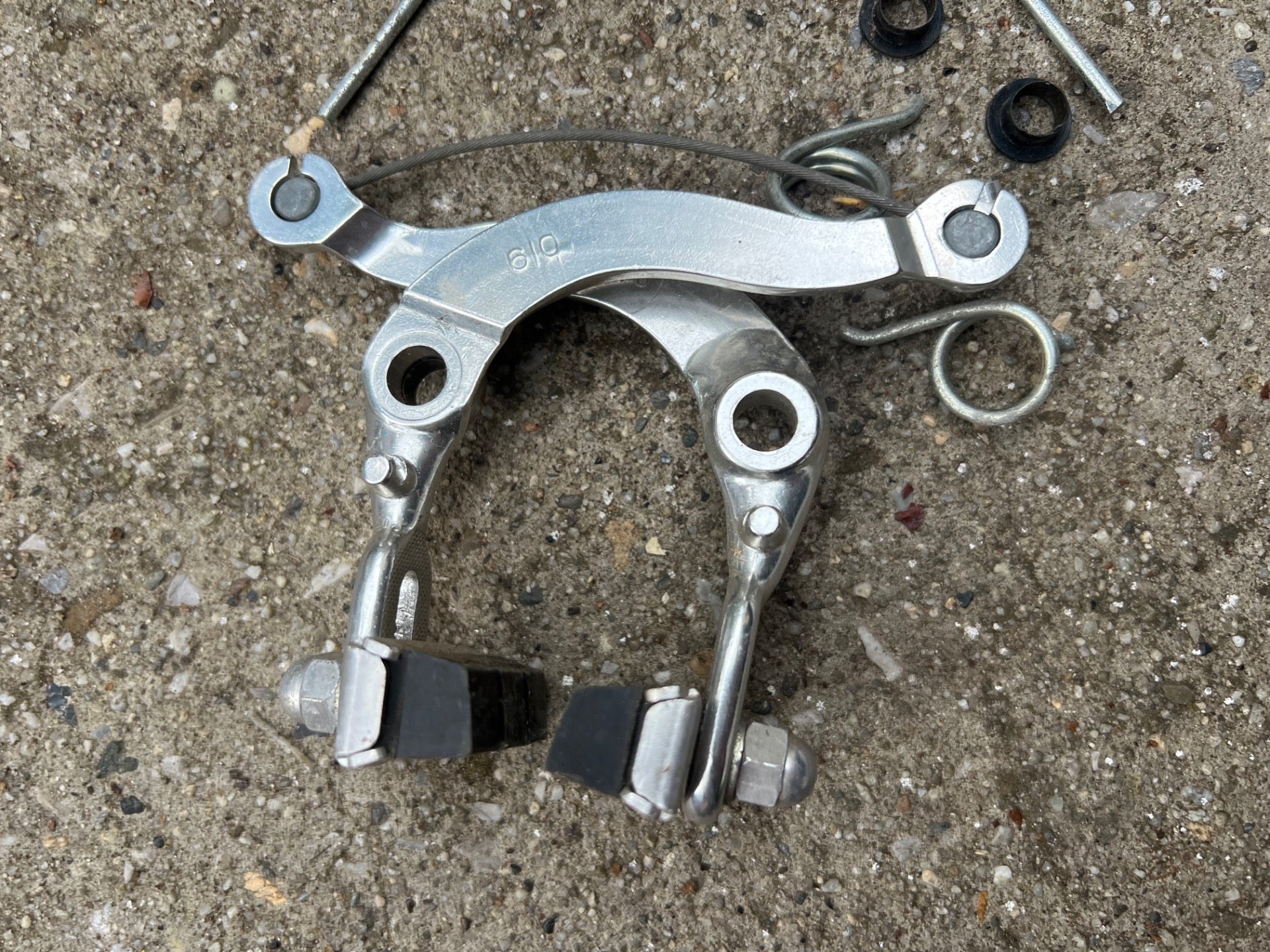 Dia Compe Centerpull Caliper Brake Silver Parts Spring Bolt Vintage Retro Road  - Image 4