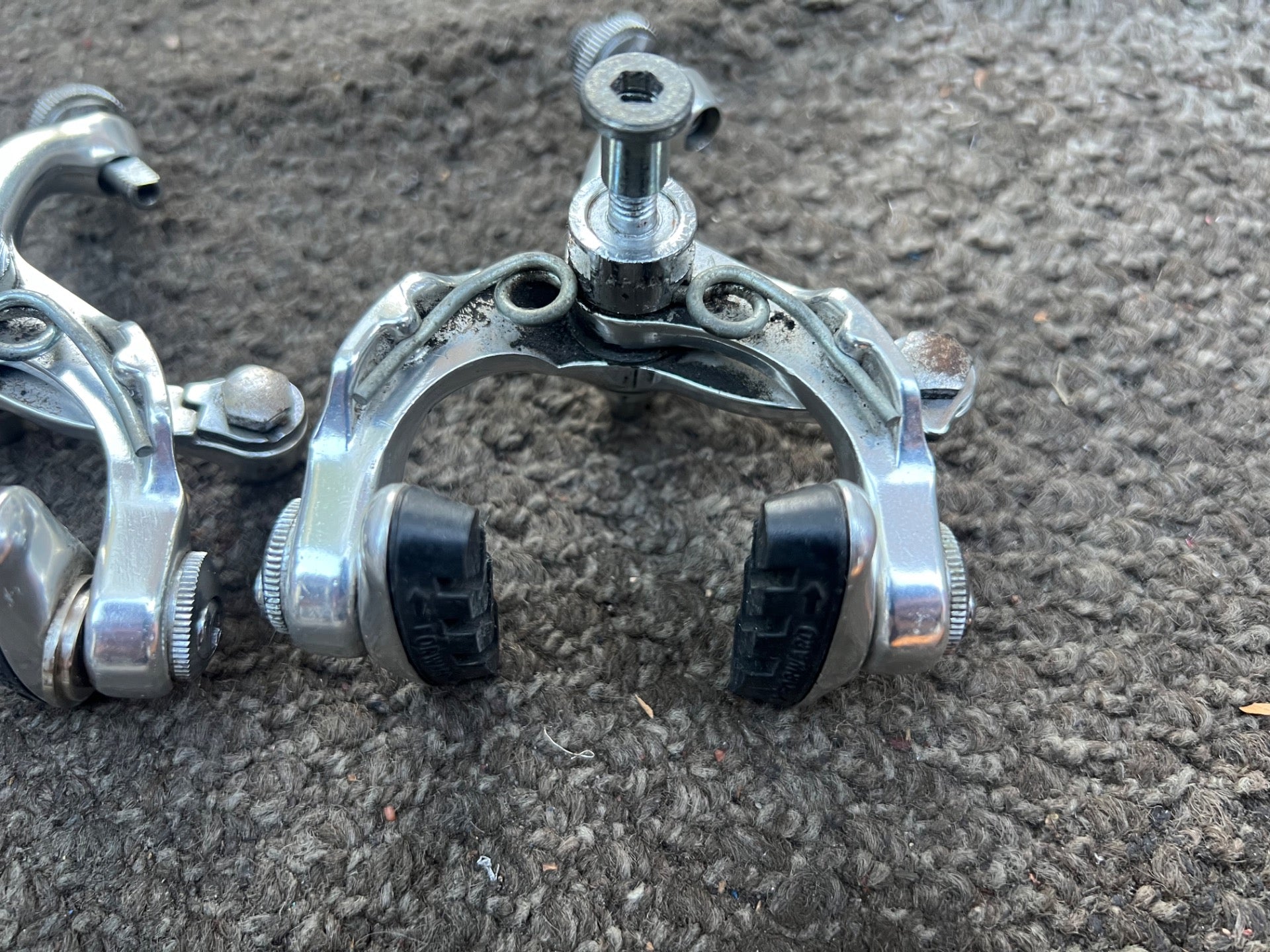 Dia Compe AC300G Side Pull Single Pivot Brake Set Brakes Vintage Silver Road  - Image 4