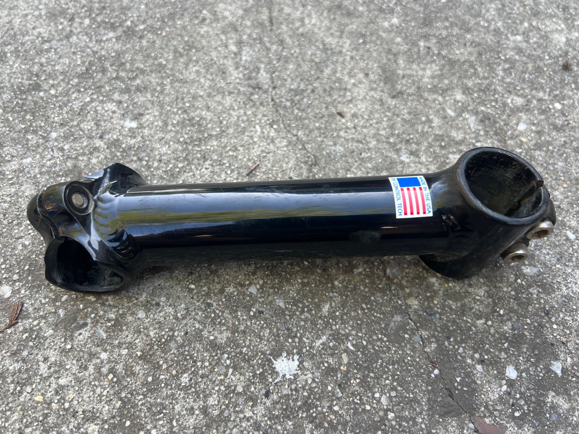 Control Tech Threadless Stem 25.4x150mm Black MTB Retro Vintage Mountain 5 Deg - Image 6