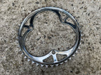 Used Nervar 116 BCD 46T 1/8in 3 Bolt Chainring Single Speed Chrome Steel Vintage-Bicycle Bin