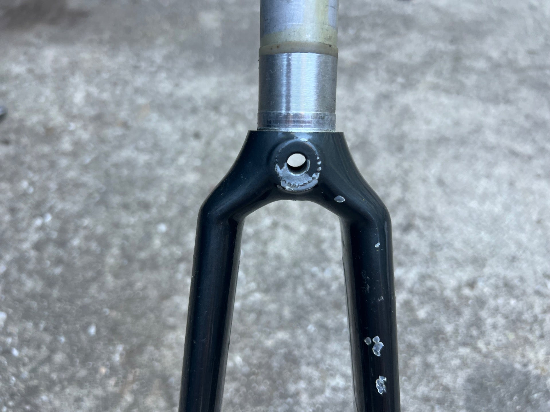 Giant Carbon Fork Aero 700c 1” 10.5” Threadless Steerer Road Yellow Gray Bike - Image 6