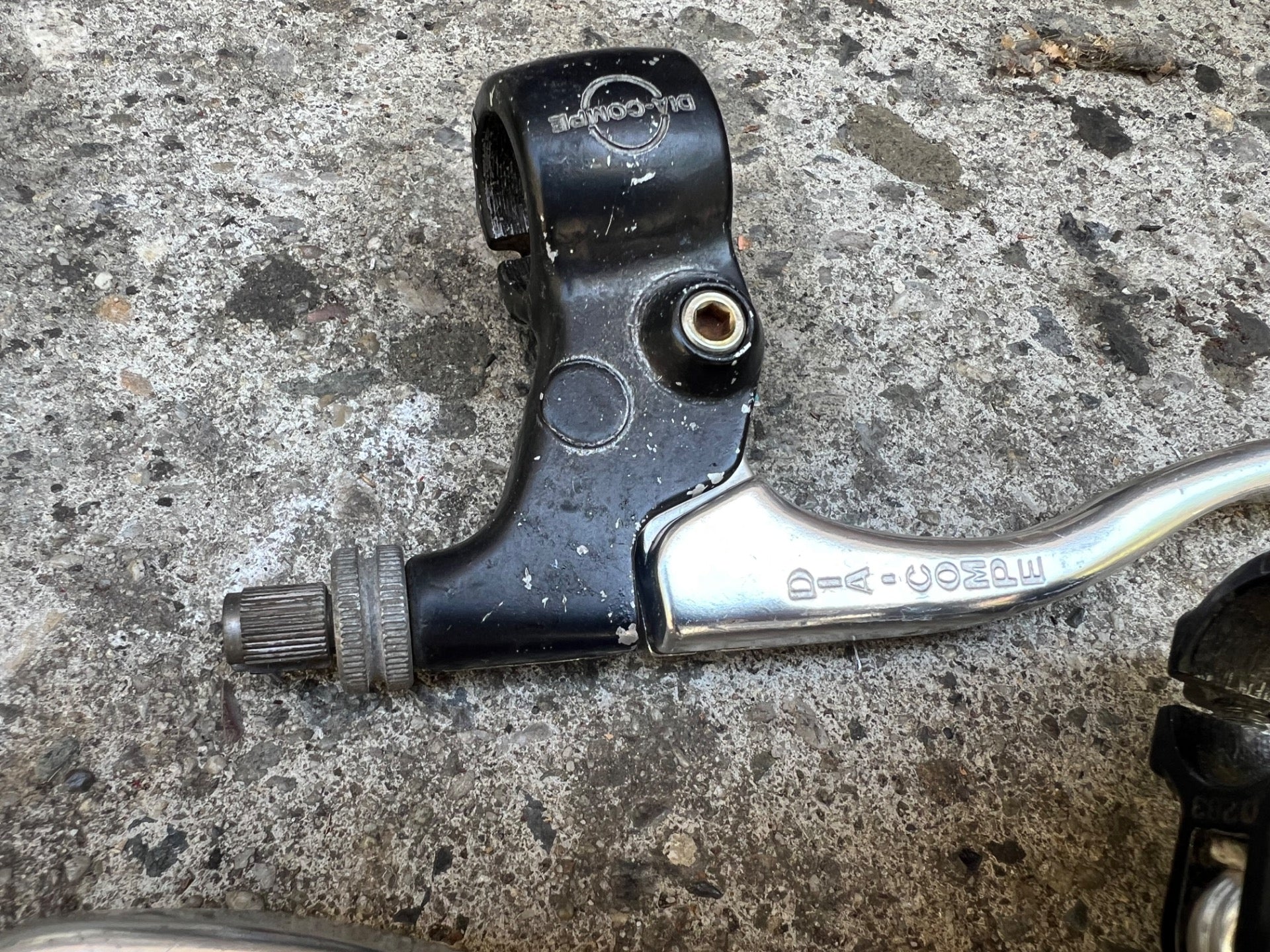 Dia Compe Cantilever Brake Levers Vintage Moto Black 4 Finger 80’s MTB ATB  - Image 6
