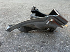 Used Shimano Deore XT FD-M760 34.9mm Dual Pull Front Derailleur Triple 3x9 MTB Gray-Bicycle Bin