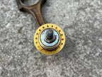 Used Sunshine Gold BMX Hub 110mm 36H Bolt On Flip Flop English Anodized OG Vintage-Bicycle Bin