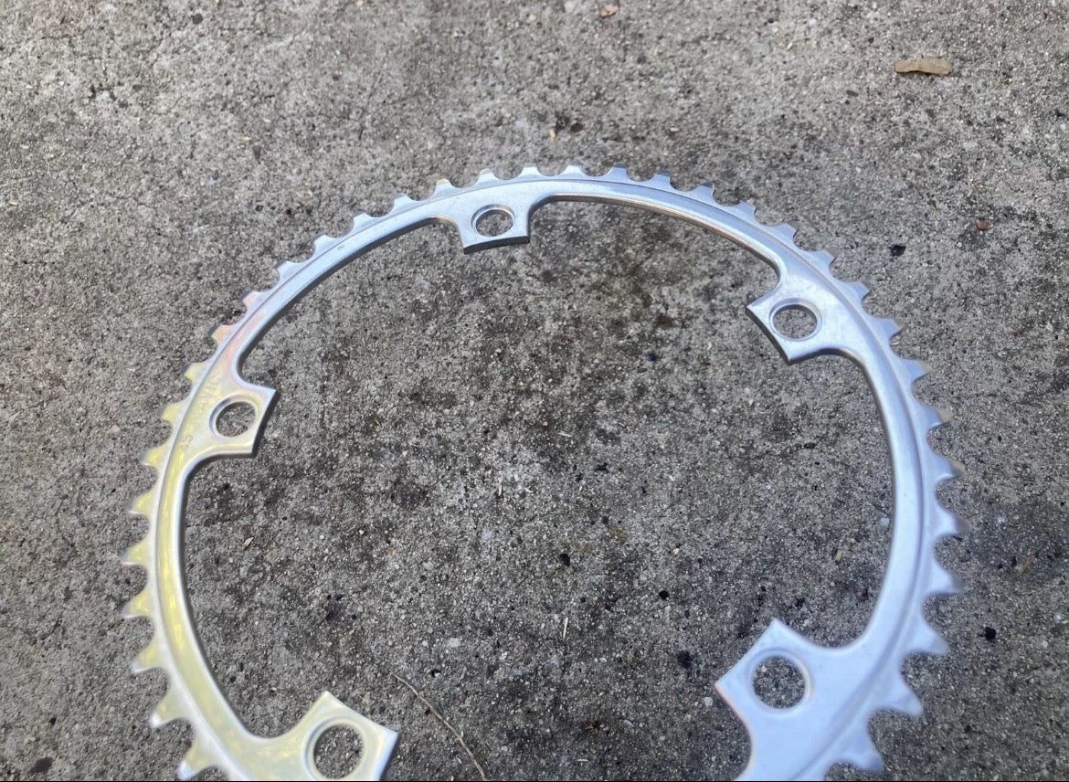 NOS Mavic 45T 144BCD Chainring Silver Vintage Fits Campy 600 Road Bike Retro - Image 4