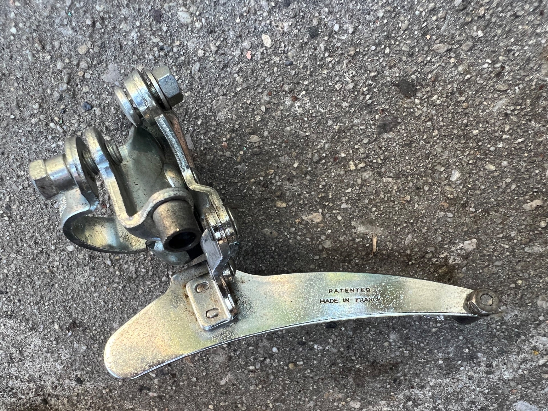 25.4mm 1” Clamp Sachs Huret Front Derailleur Bottom Pull Vintage Road Double   - Image 4