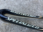 Used Specialized FACT 700c Carbon Fork 1 1/8” to 1 1/2” 8” Tapered Black Gold Road-Bicycle Bin