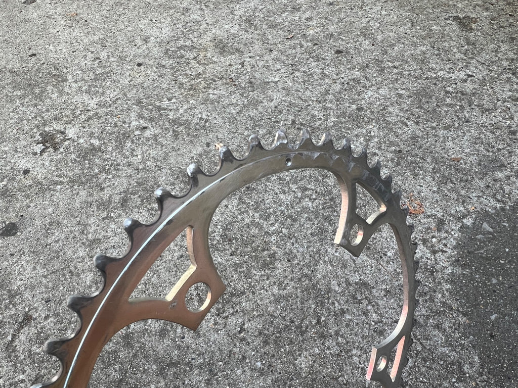 Campagnolo 144 BCD 52T Tooth Chainring 3/32” Vintage Big Ring Campy Silver Brev. - Image 4