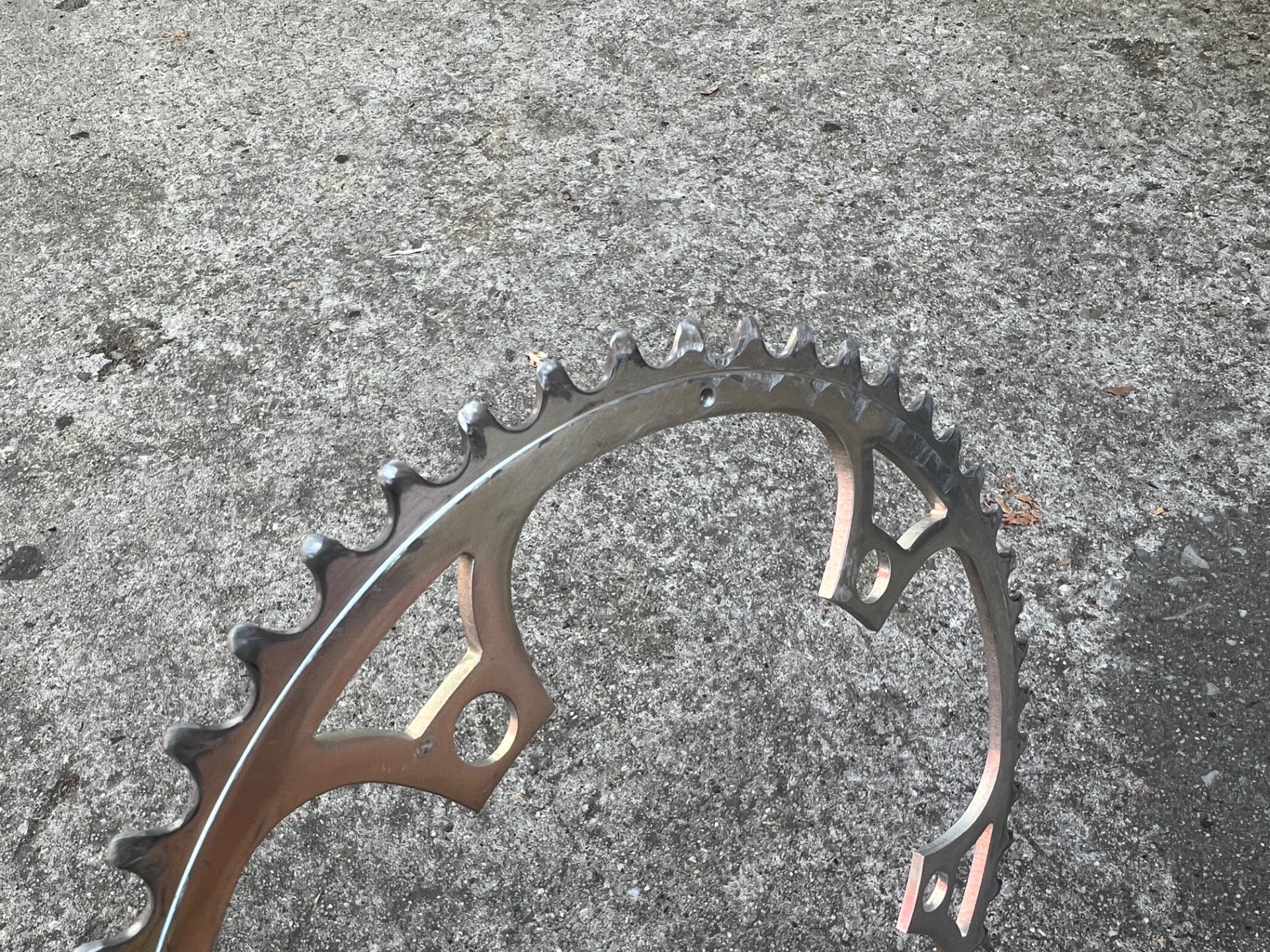 Campagnolo 144 BCD 52T Tooth Chainring 3/32” Vintage Big Ring Campy Silver Brev. - Image 4