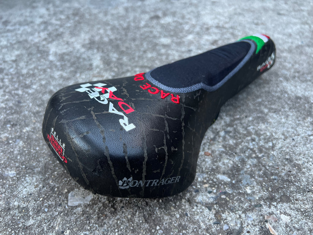 MINT Selle San Marco Bontrager Race Day Saddle Vintage MTB Road Italy Italian Red Green
