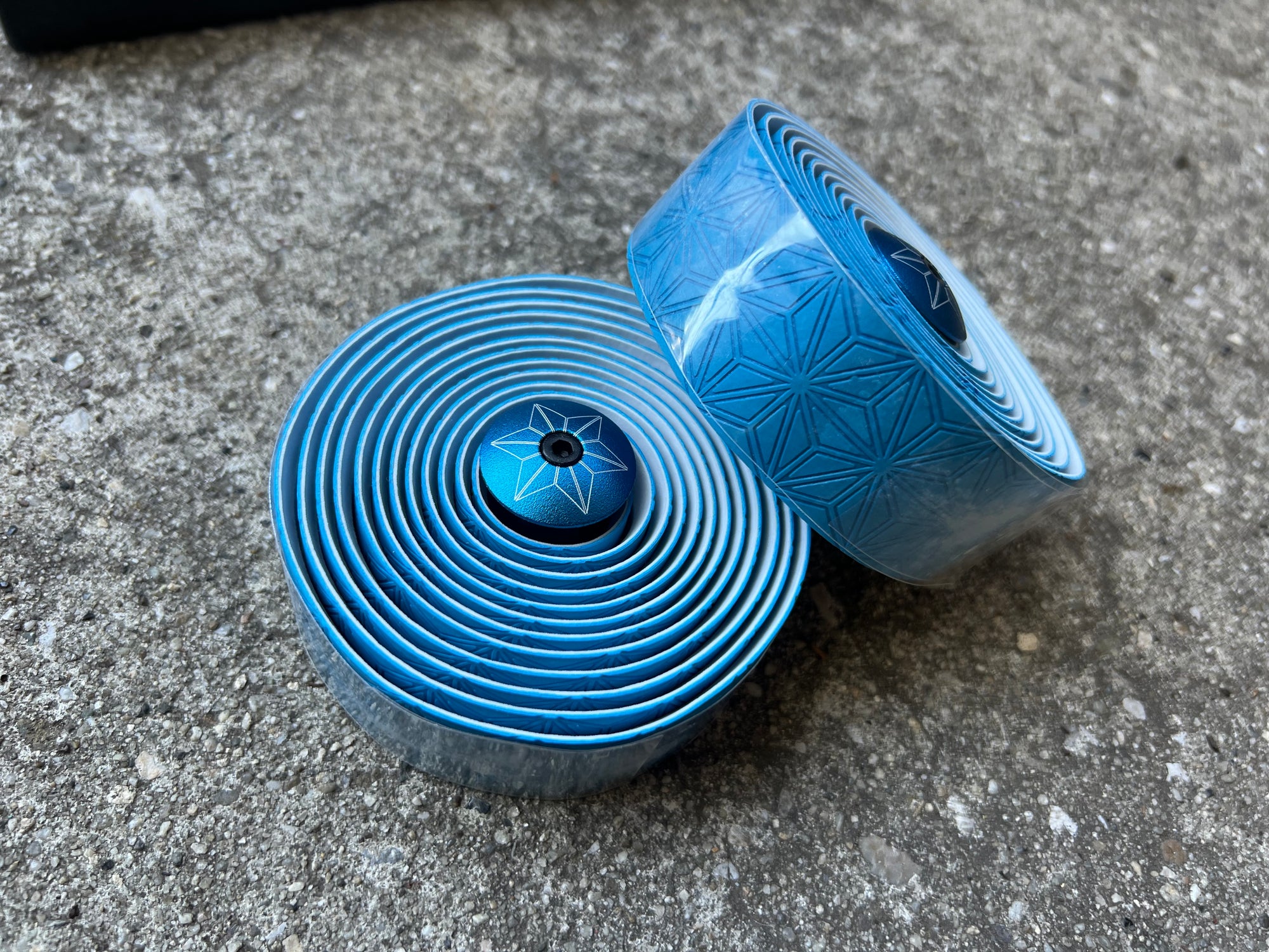 Supacaz Neon Blue Super Sticky Kush Bar Tape Road Gravel Bike Drop Bar
