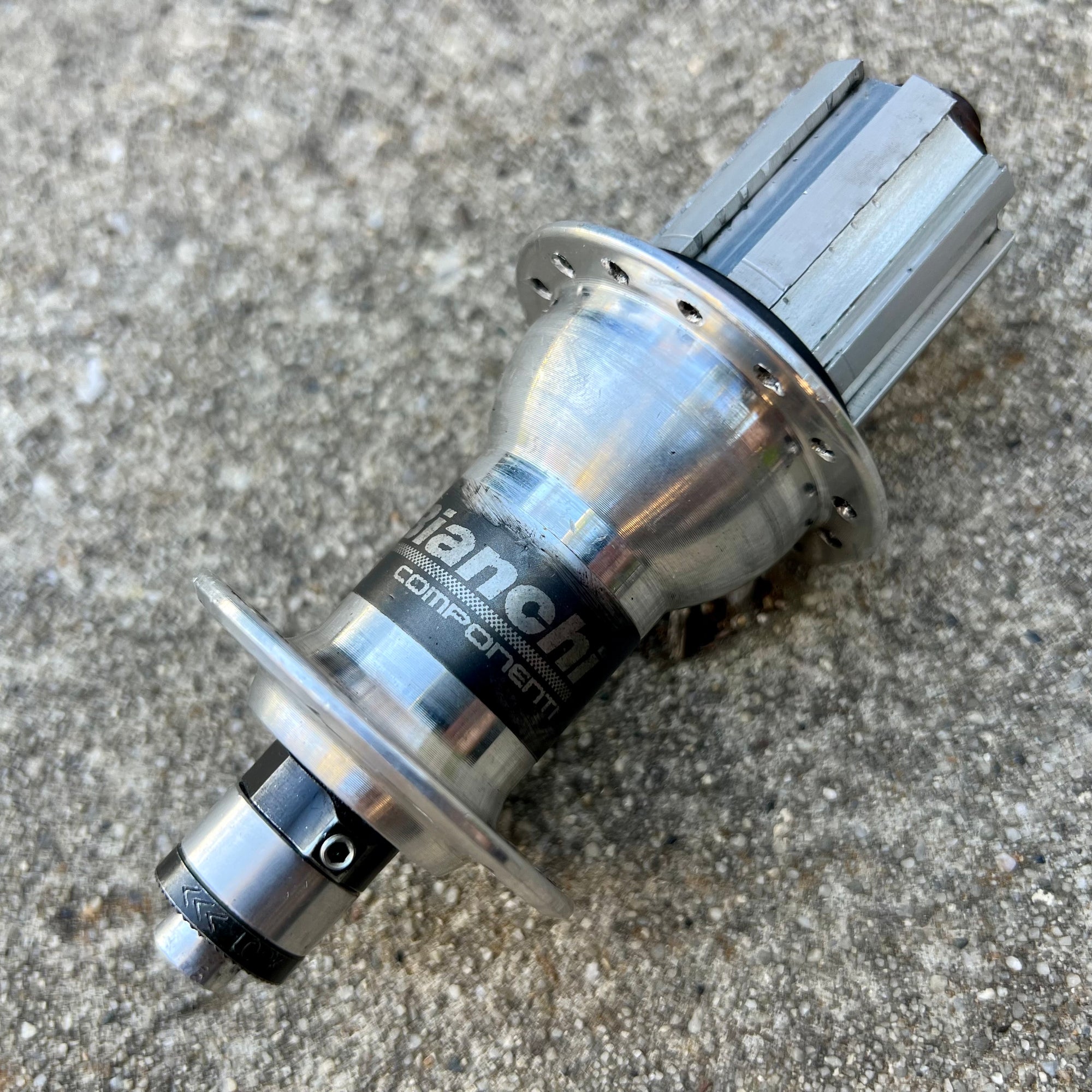 Used Please Read Bianchi Miche Campagnolo Rear Hub 130mm 28H 9 Speed Exa Drive Vintage Road-Bicycle Bin