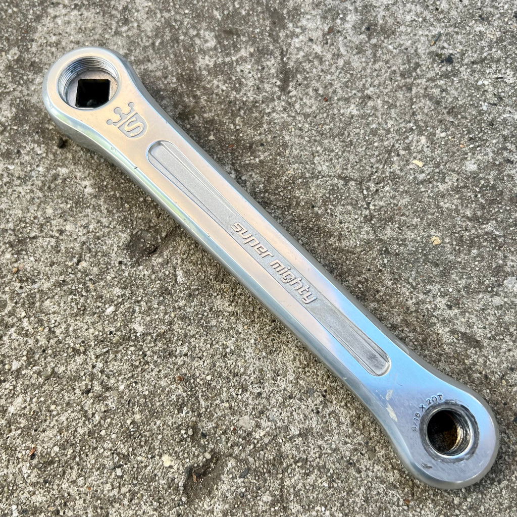 Sugino Super Mighty 170mm Non Drive Side Left Crank Arm Silver Road Bike