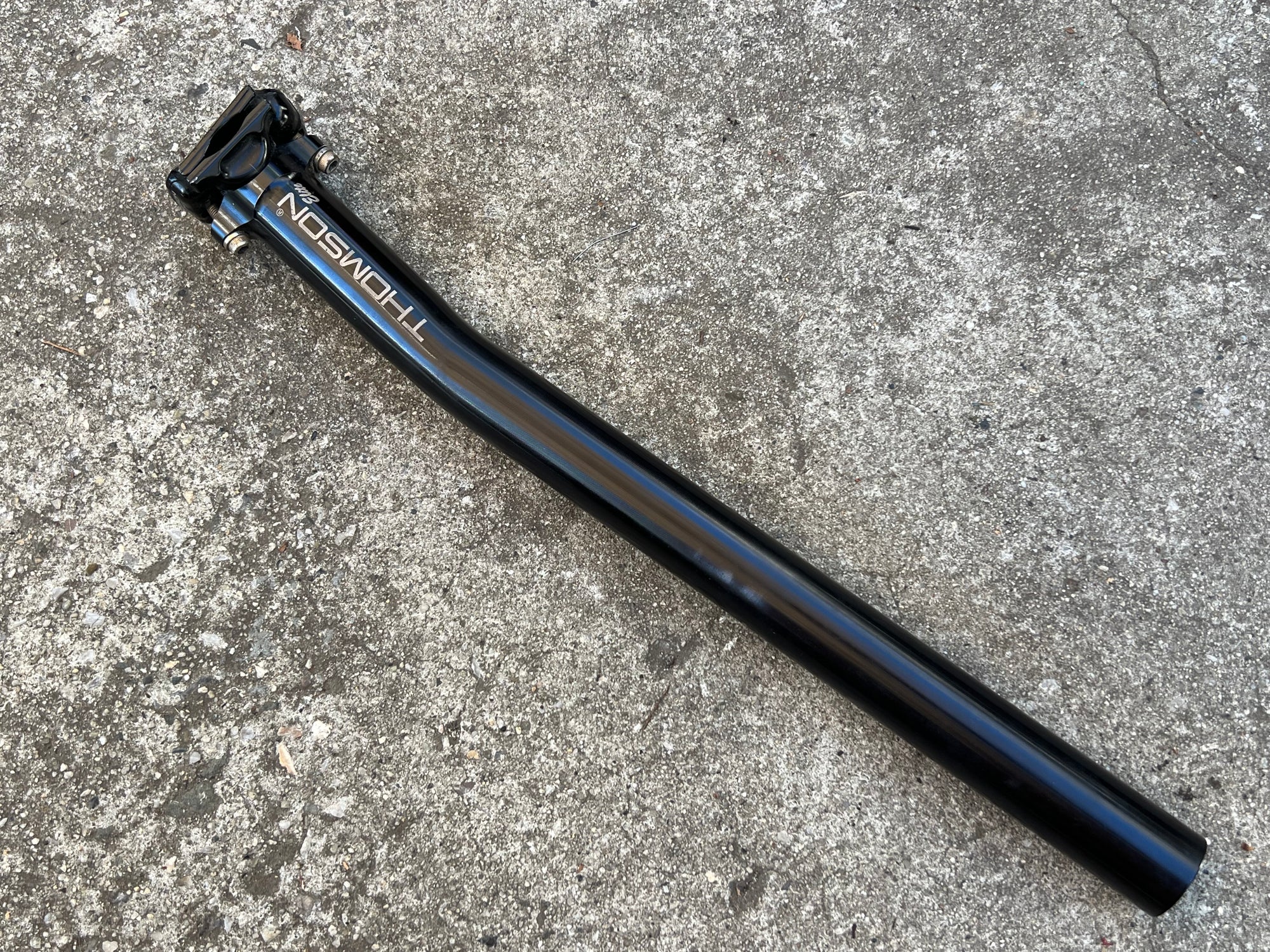 Thomson E127 30.9x410mm Seatpost Black MTB Mountain Bike Setback Uncut