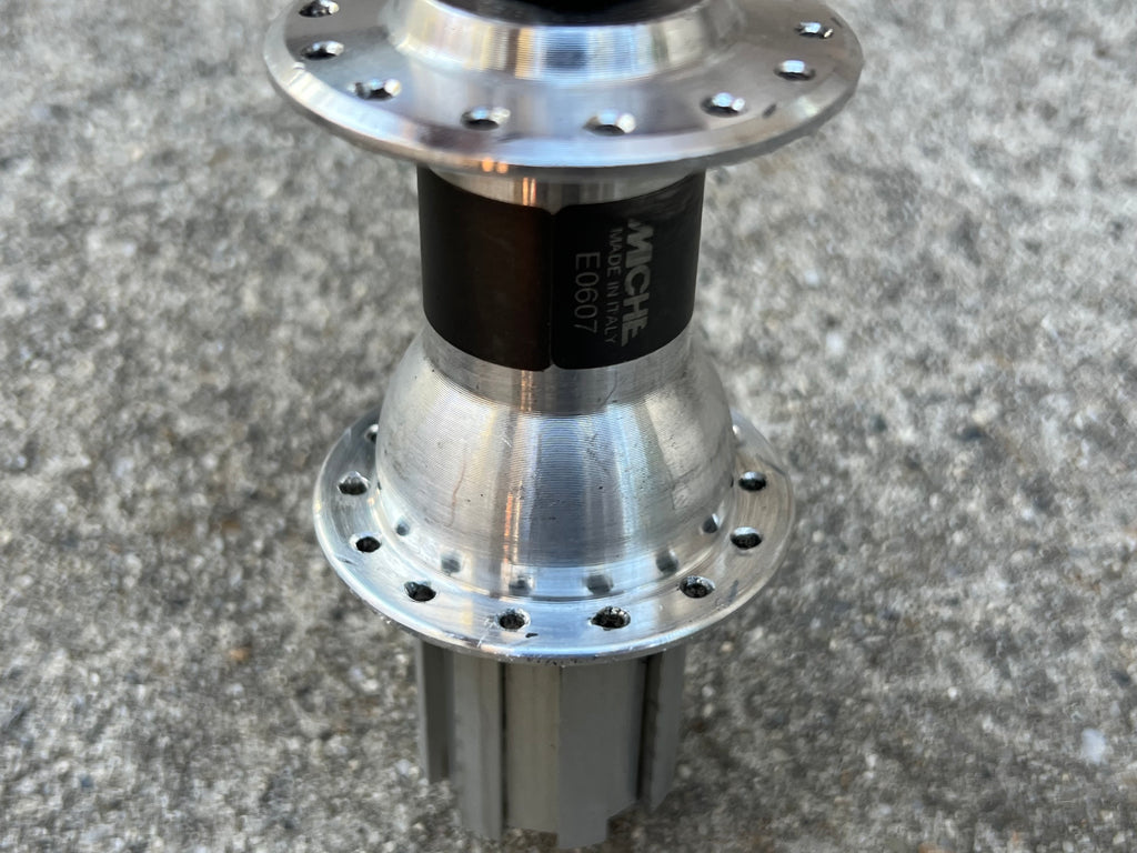 Used Please Read Bianchi Miche Campagnolo Rear Hub 130mm 28H 9 Speed Exa Drive Vintage Road-Bicycle Bin