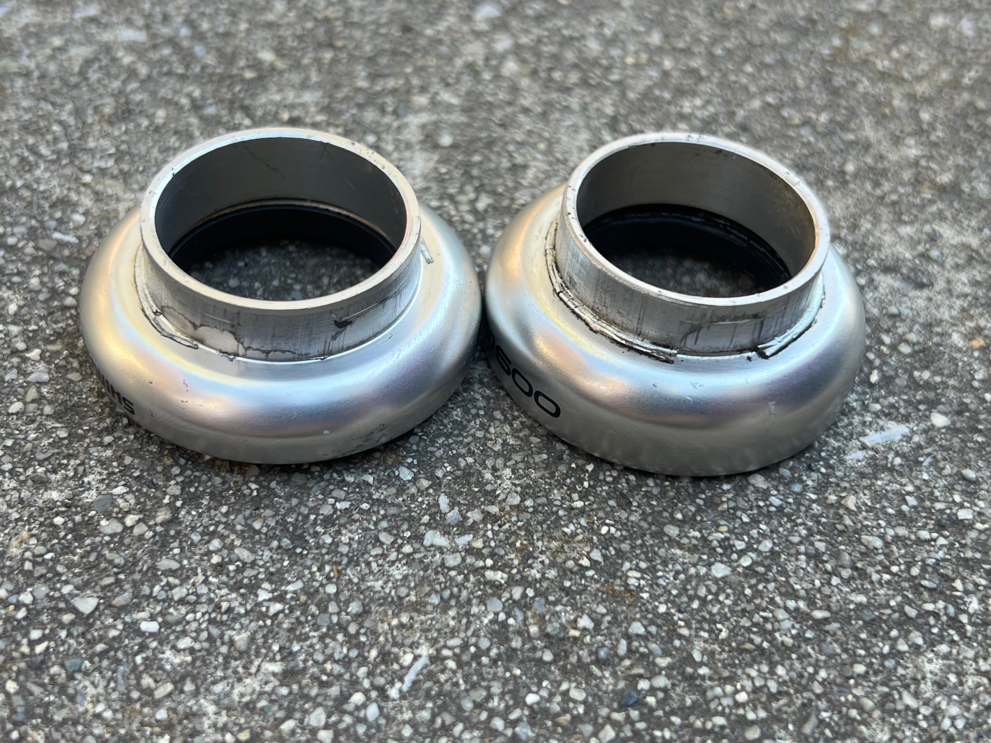 Shimano 600 HP-6500 1” 1in Threaded Headset Vintage Road Bike Silver 26.4mm