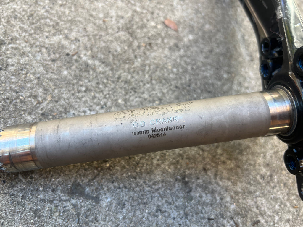 Surly OD 175mm 94/58 BCD Triple 100mm BB Fat Bike Crankset Crank Arms