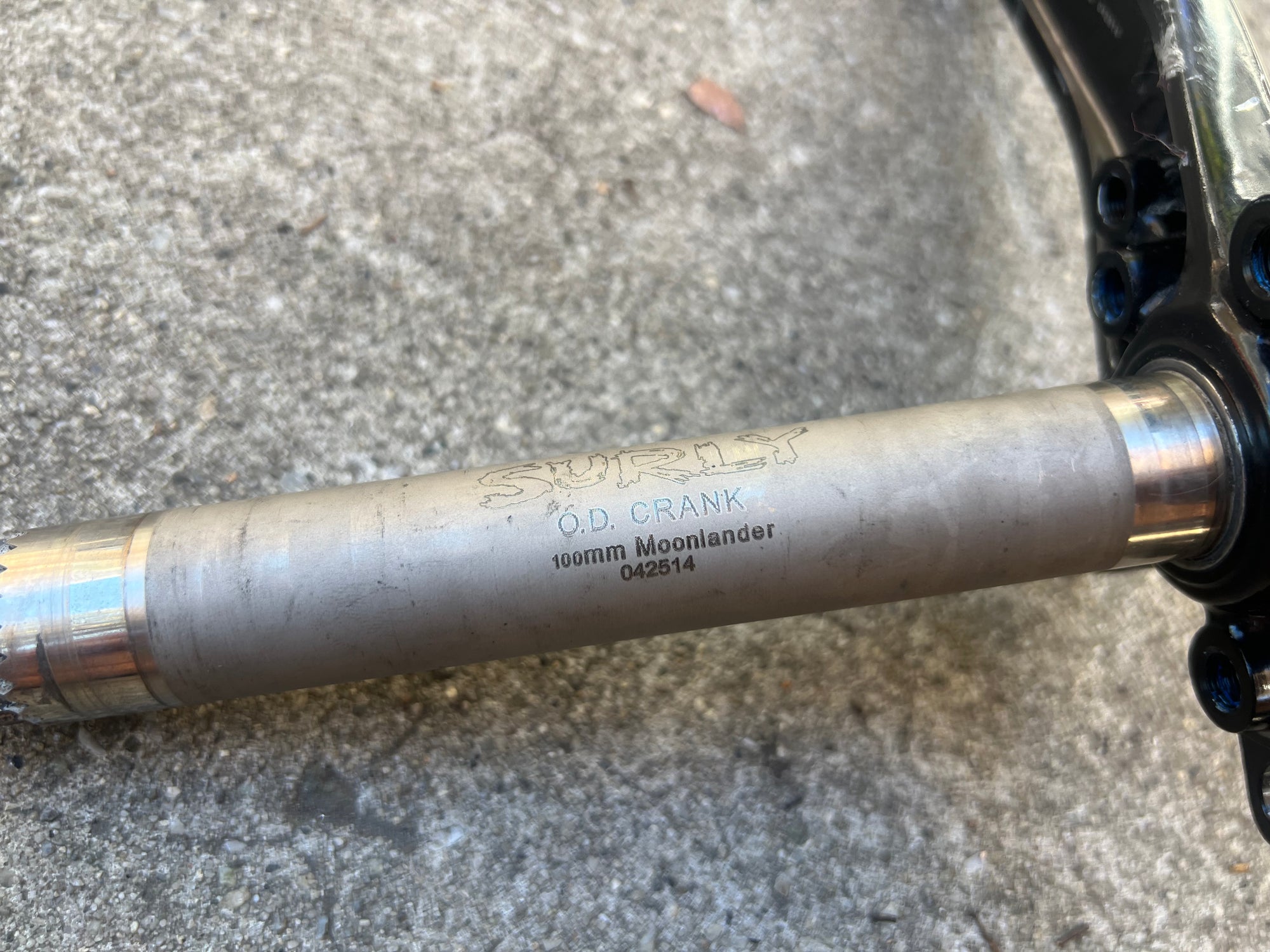 Surly OD 175mm 94/58 BCD Triple 100mm BB Fat Bike Crankset Crank Arms