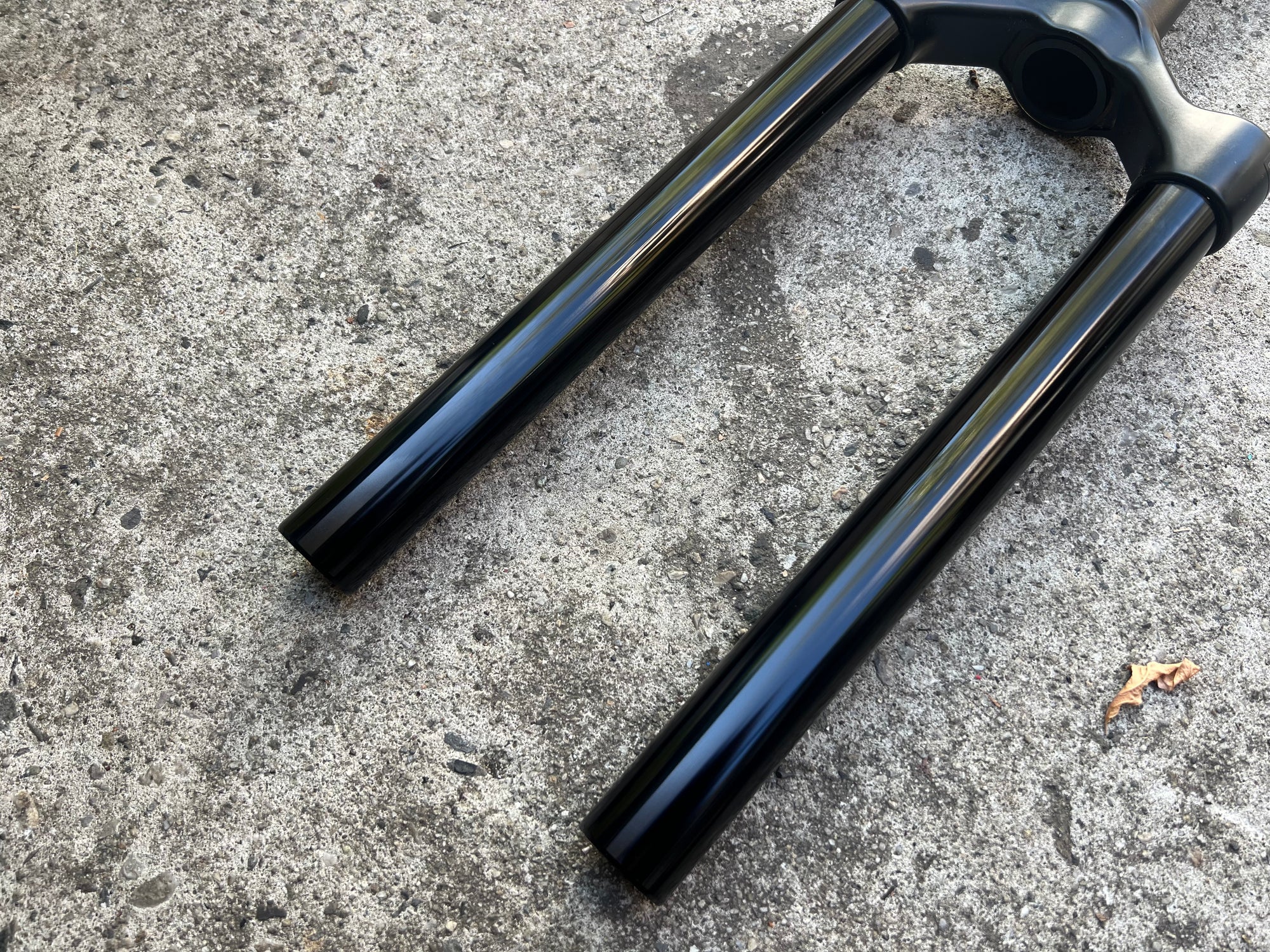 FOX 34 Float Elite 130mm 29er Uppers Stanchions Black 7” Long Tapered Steerer MTB