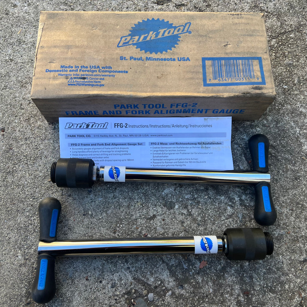 NEW Park Tool FFG-2 Frame and Fork Dropout Alignment Gauge Set NOS