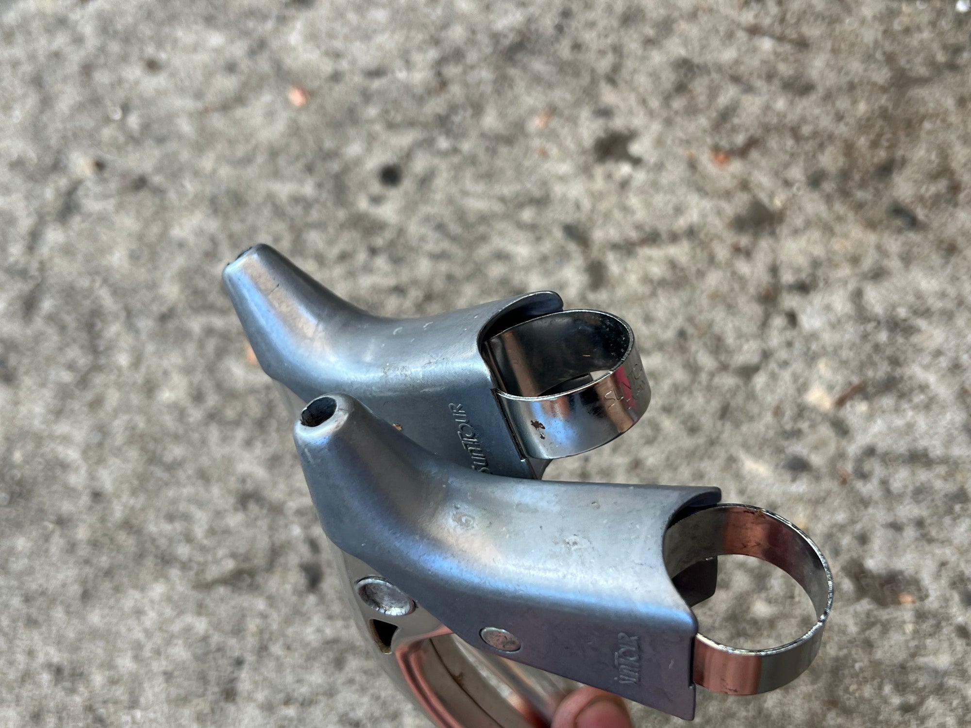 MINT Suntour Superbe Non Aero S Logo Brake Levers Drop Bar Vintage Road Bike