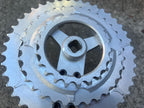 FREE SHIP CODA 502M 175mm Triple Vintage MTB Mountain Bike Silver Cannondale Crankset