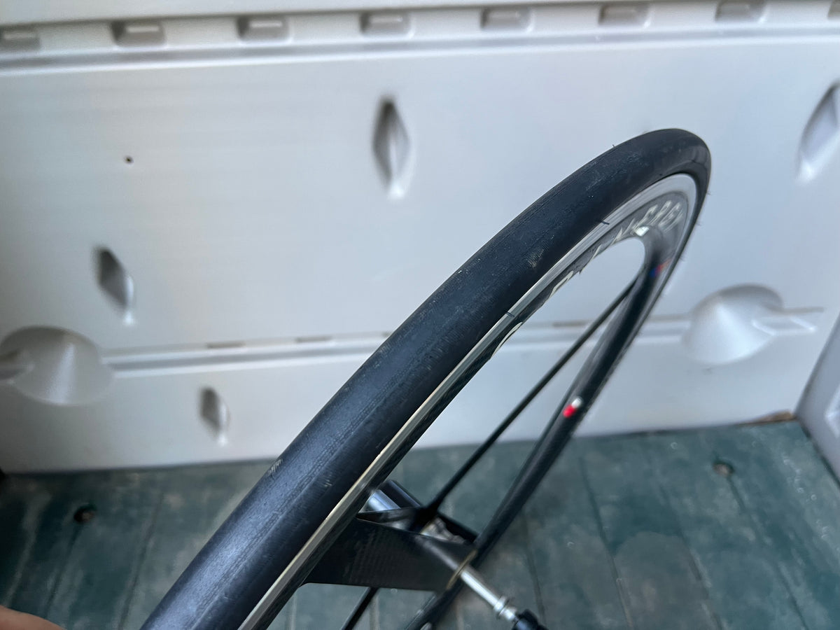 Spinergy REV X 700c Carbon 4 Spoke 8 Speed Clincher Vintage Road Rear Wheel