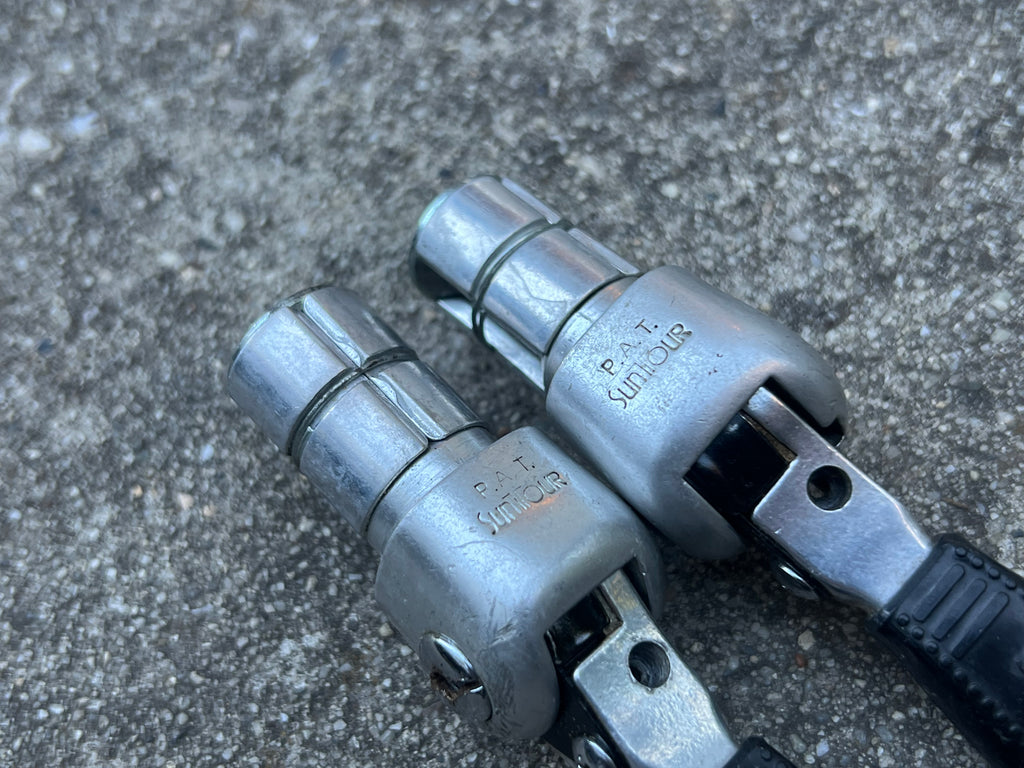 Suntour Power Bar End Shifters Vintage Touring Road Bike Friction Double Triple