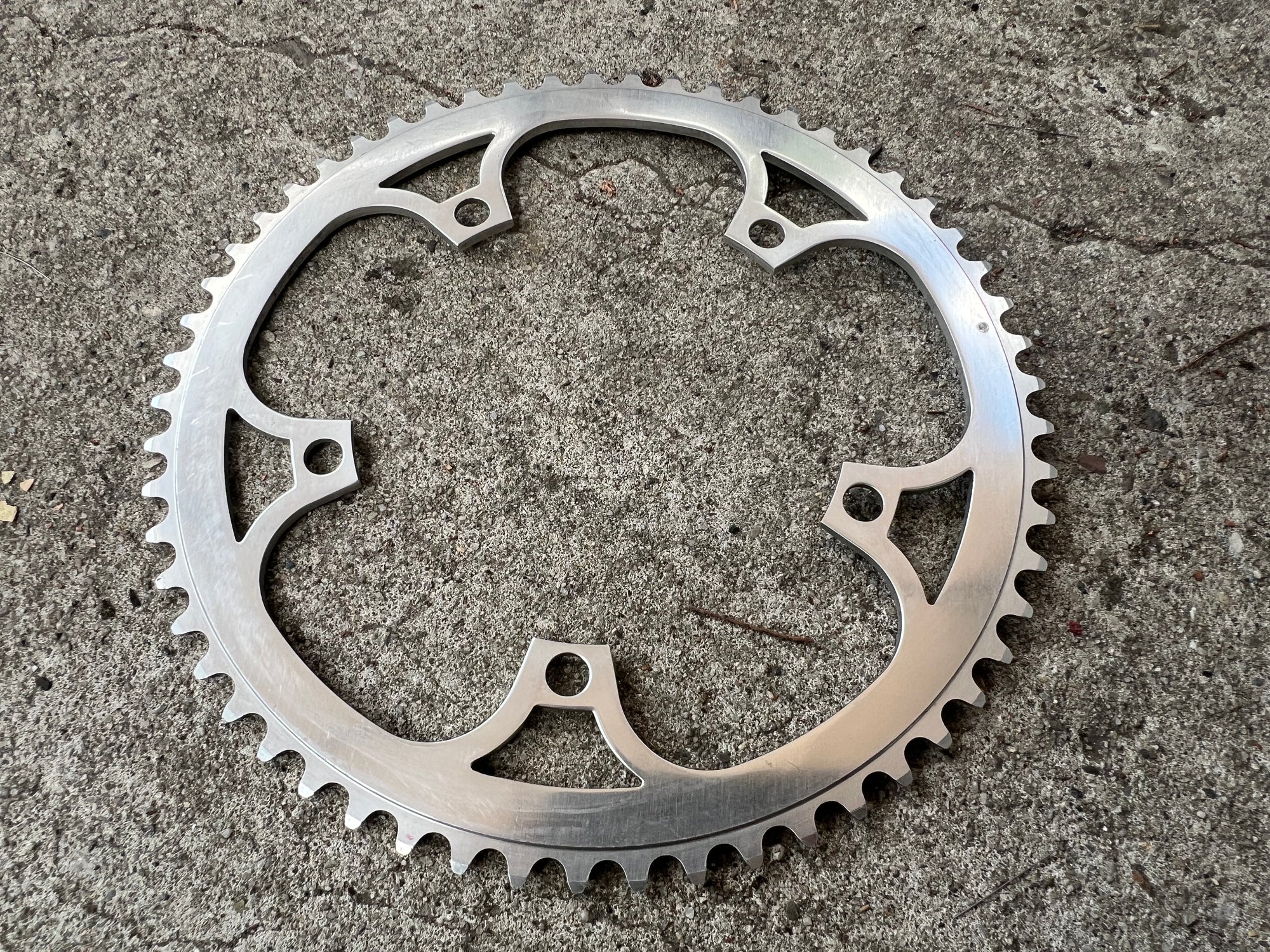 MINT Campagnolo 144 BCD 57T 3/32” Chainring Vintage Road Track Silver