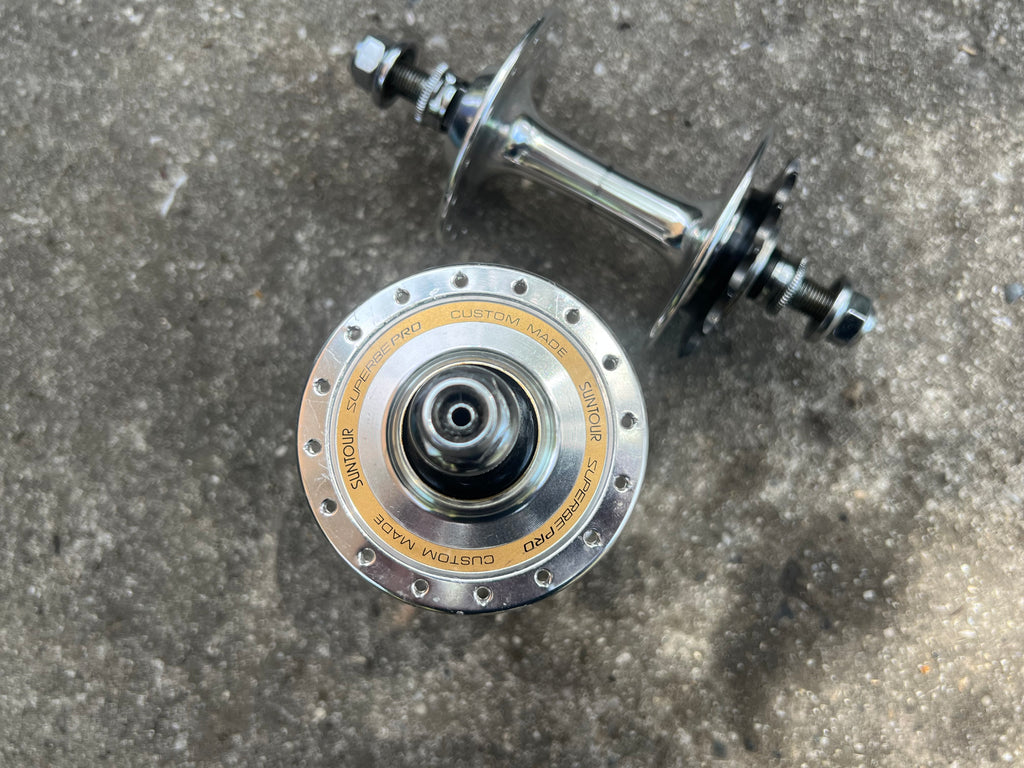 Suntour Superbe Pro Custom Track Hubset 32H 100/120mm Hubs Vintage