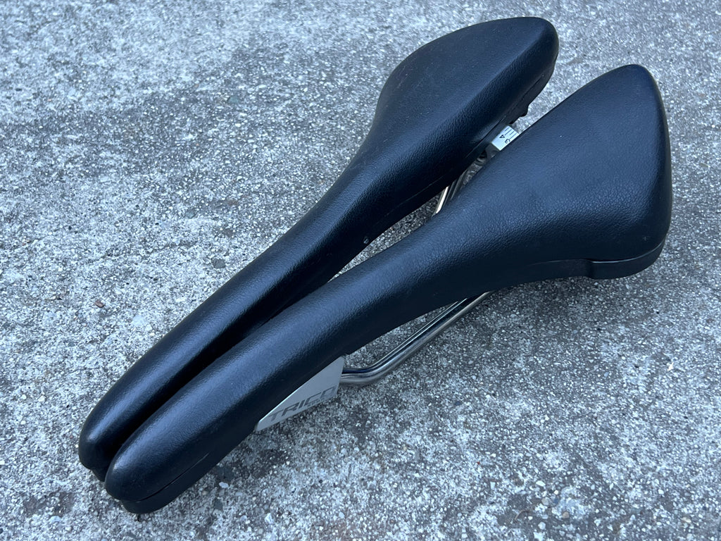 Trico Sports Split Rail Saddle Road Mountain Bike MTB Black Cycling