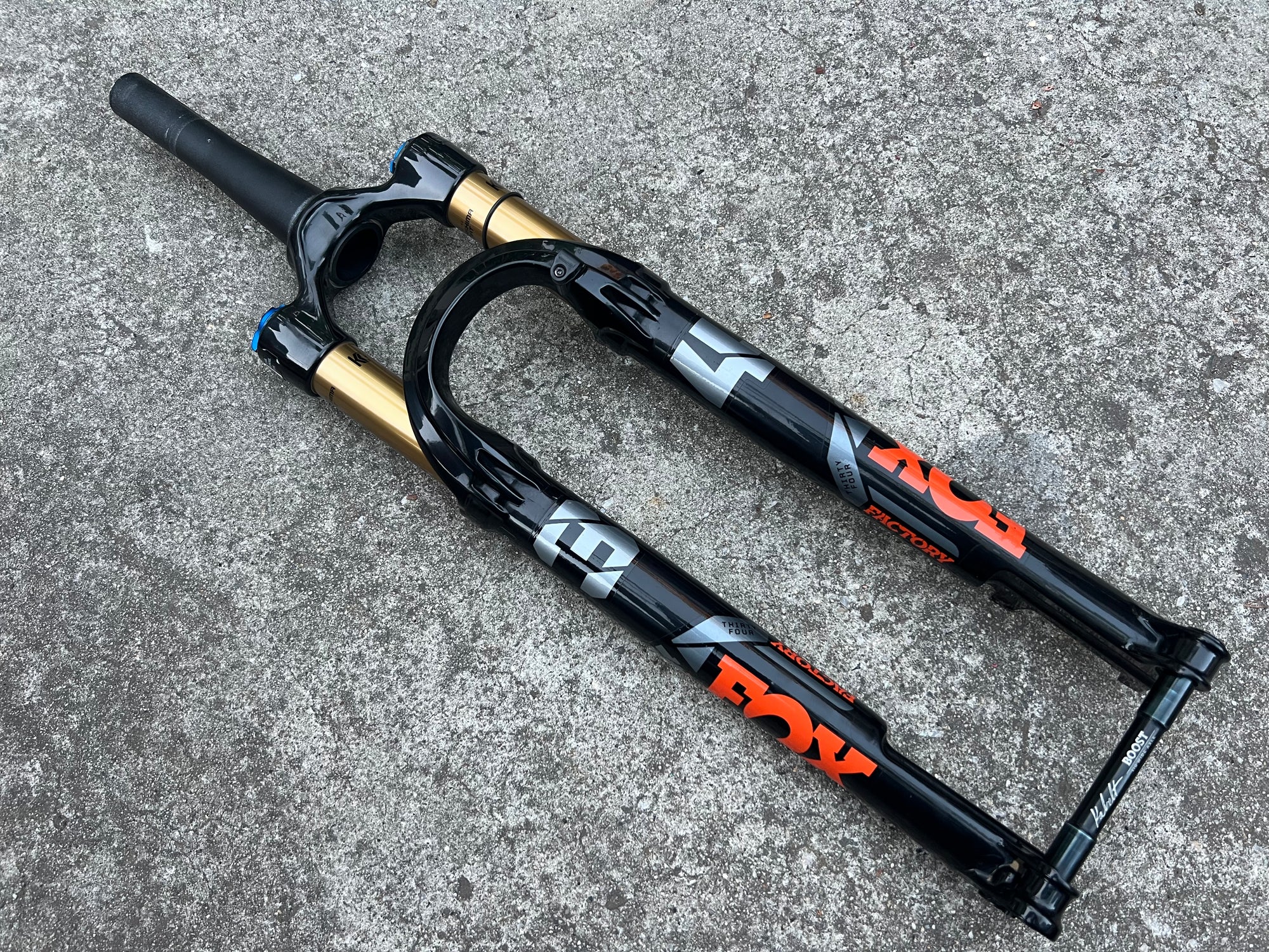 FOX 34 Float Factory 29” FIT4 100mm Step Cast Fork 15x110 Kashima 29er XC MTB Tapered