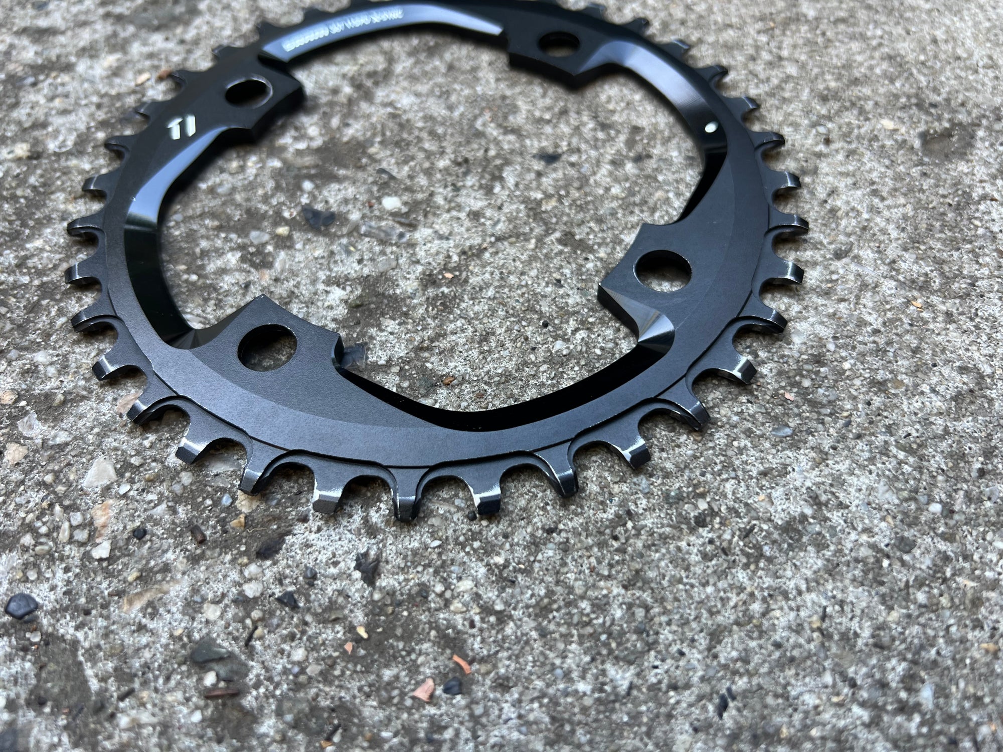 SRAM 11 Speed 36T 104 BCD X-Sync Chainring Narrow Bike 1x Black 4 Bolt