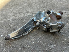 Used Huret 28.6mm Bottom Pull Front Derailleur 2x5 Chrome Vintage Double Road Touring-Bicycle Bin