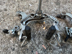 Used Shimano 600 Arabesque Brakes Brake Set Vintage Road Bike Silver Retro Side Pull-Bicycle Bin