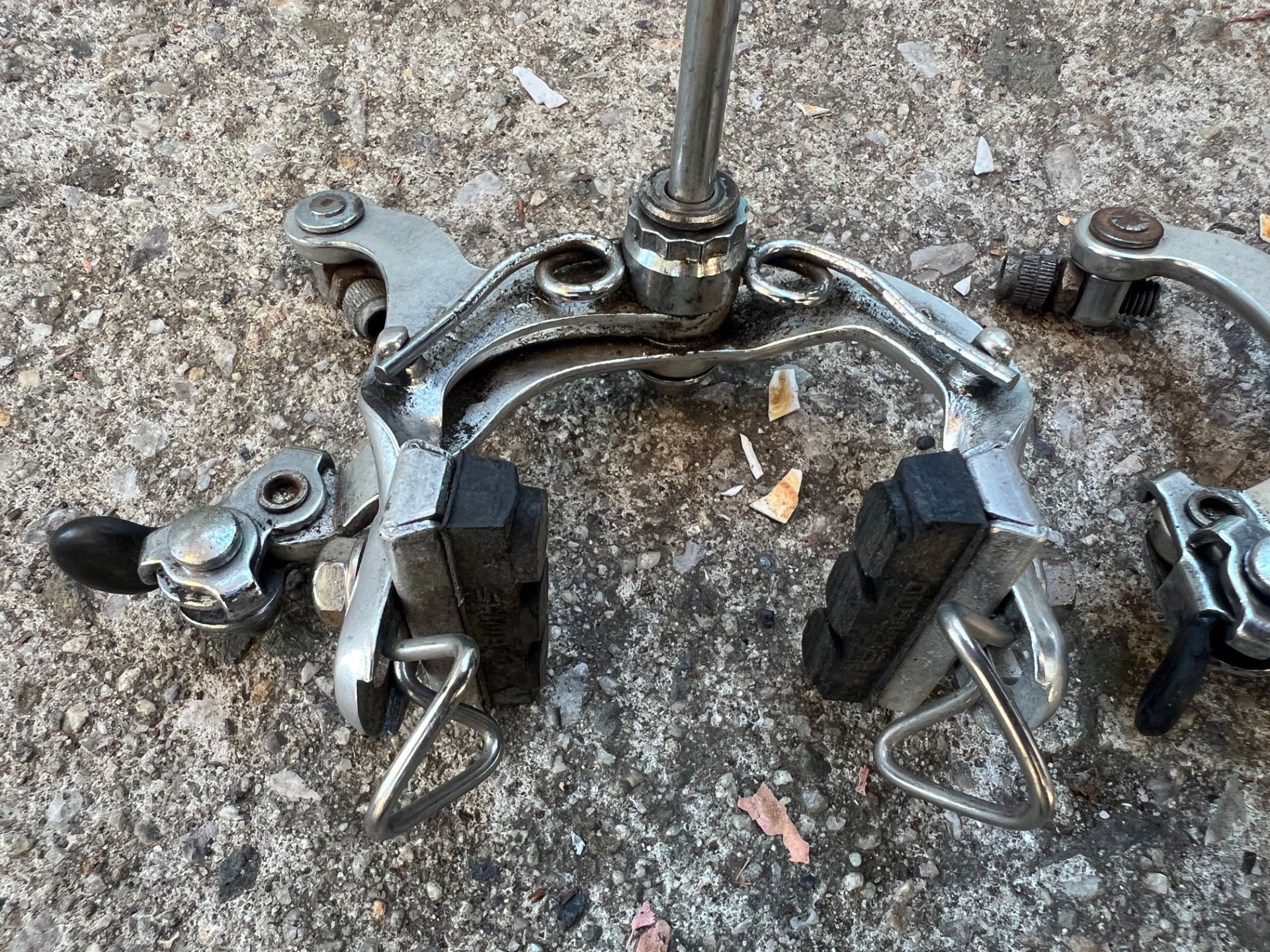 Shimano 600 Arabesque Brakes Brake Set Vintage Road Bike Silver Retro Side Pull - Image 5