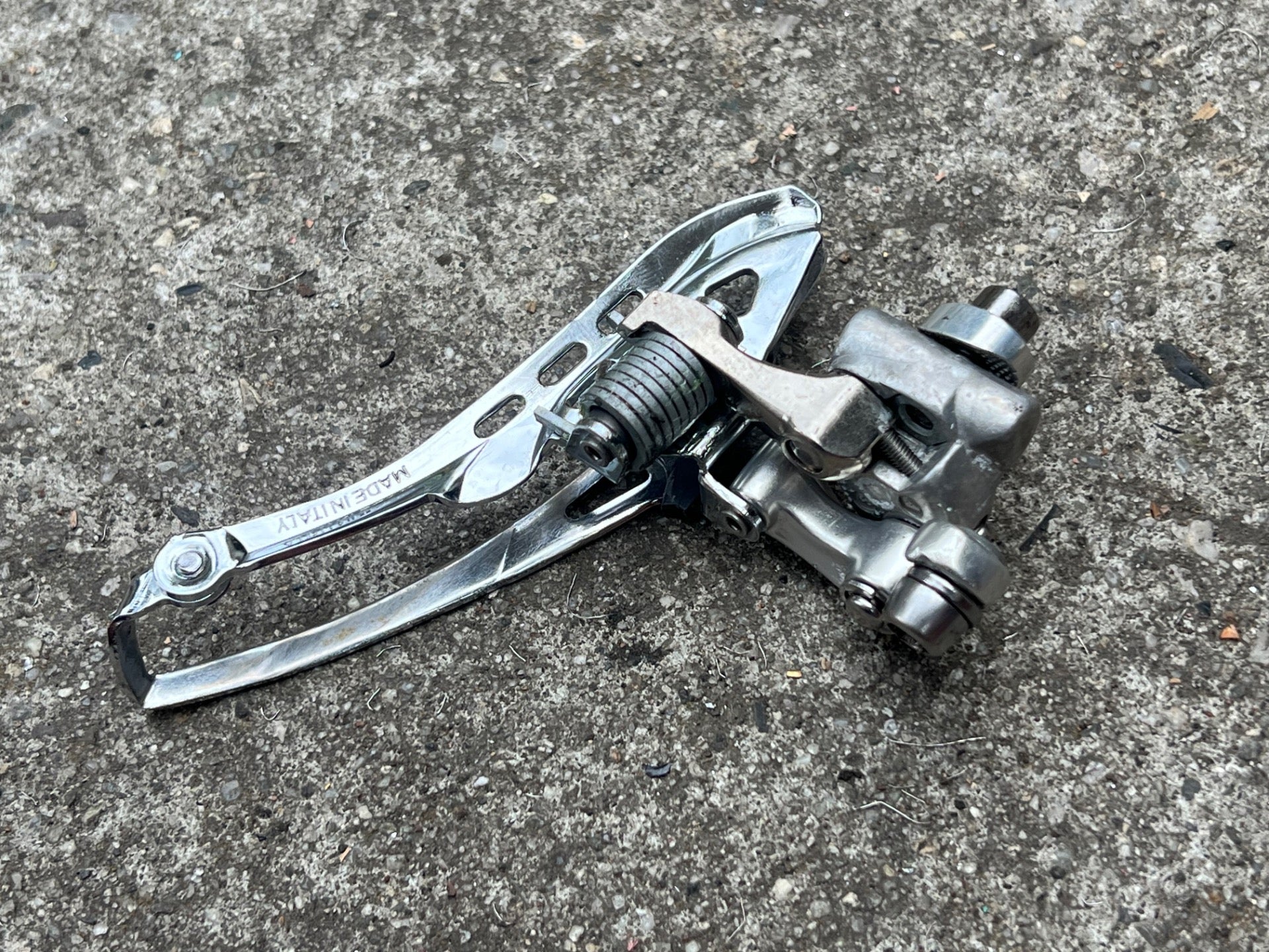 Campagnolo Daytona 10 Speed Braze On Bottom Pull Front Derailleur 2x10 Double  - Image 5
