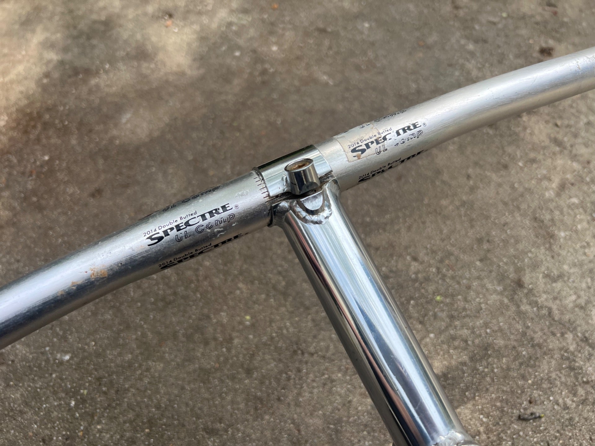 Spectre UL Comp Bars & Stem Combo 1in Threadless 560mm Vintage MTB Retro Chrome  - Image 6