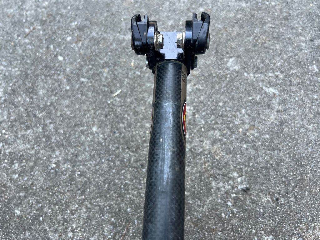 Easton CT2 26.8x340mm Carbon Seatpost Vintage MTB Black Mountain Bike Long Retro - Image 5
