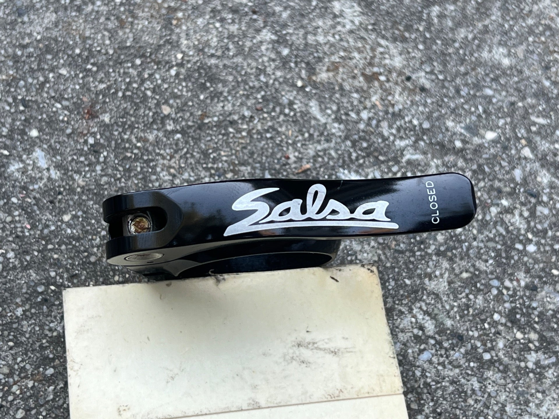 Salsa Seatpost Clamp 35.0mm Black Quick Release Flip Lock Saddle MTB Gravel  - Image 5