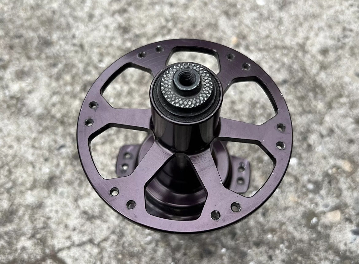 Rolf Prima Rear Hub 24H Road Bike 8/9/10 Speed Black Anodized 130mm High Flange - Image 5