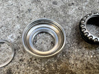 Used Shimano 600 1” Threaded Headset Silver Vintage Road Bike Aluminum Gray Touring-Bicycle Bin