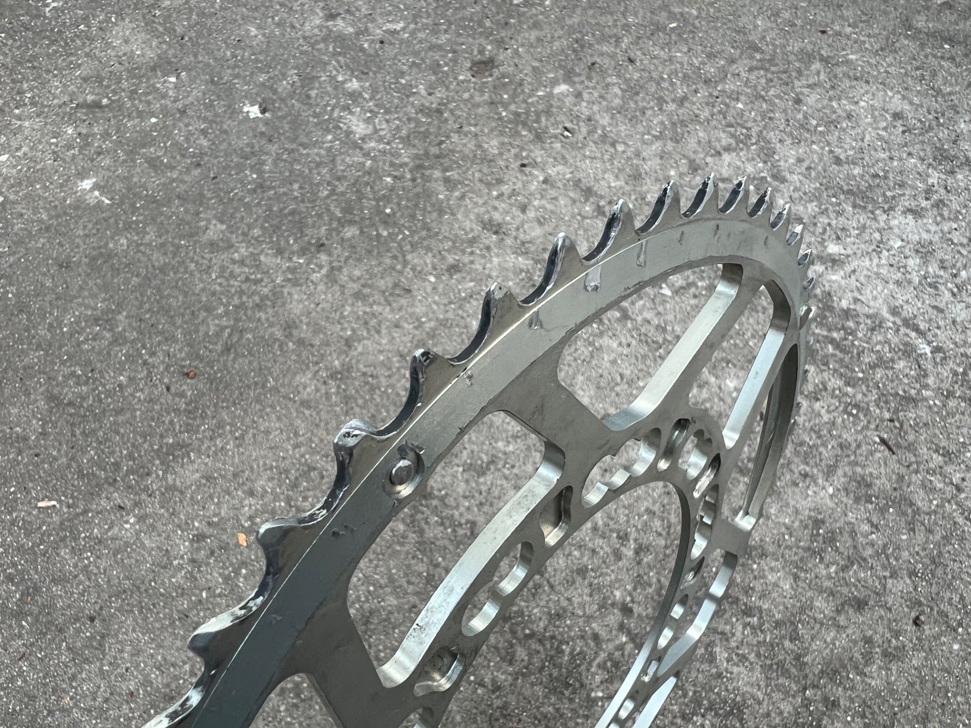 Rotor 110BCD 52T Tooth Chainring Q Rings Oval Road Bike Racing Silver OCP - Image 5