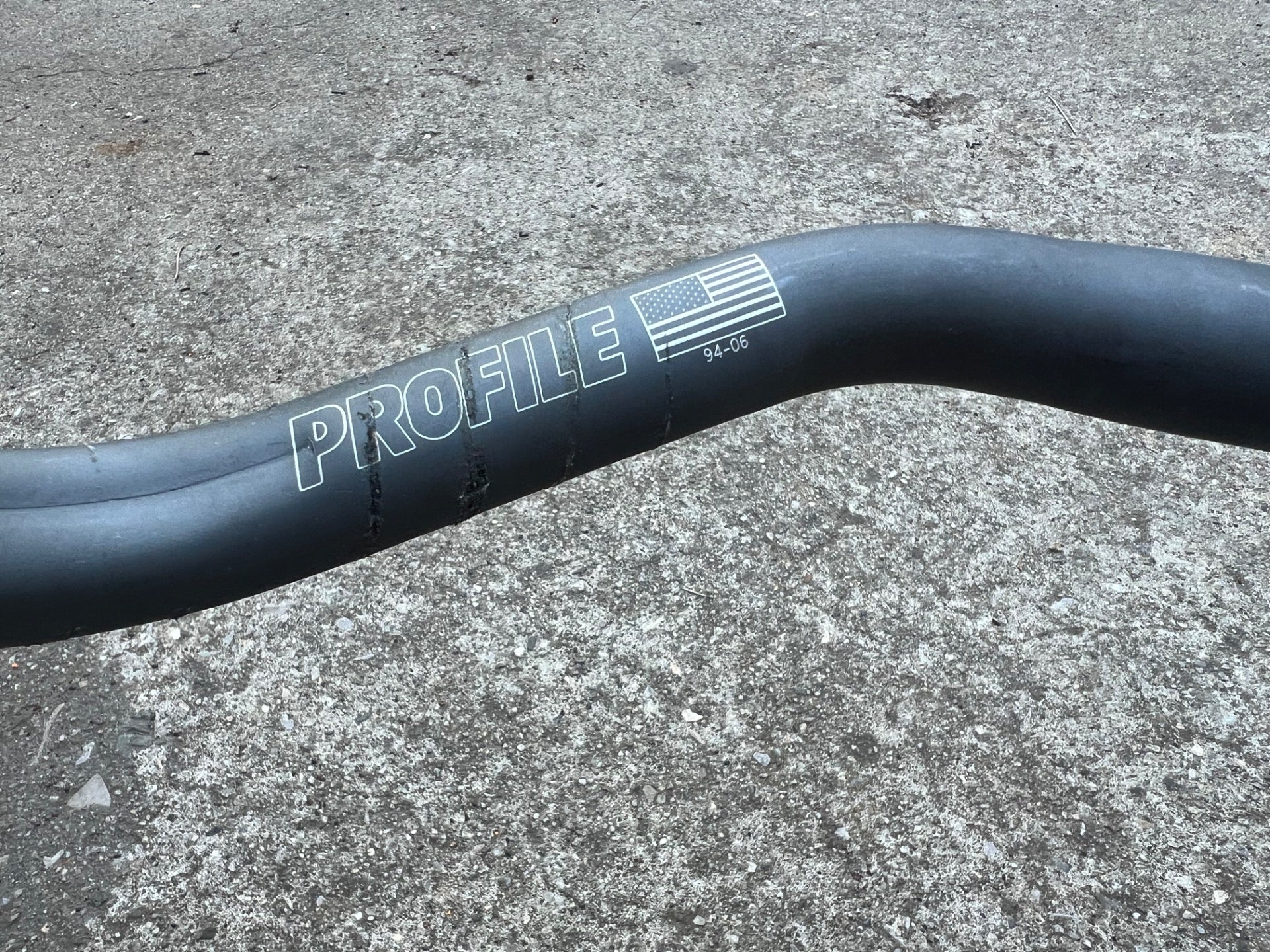 Profile Pursuit Track Bars 26.0x420mm Dark Gray Track Retro Vintage USA Design  - Image 5