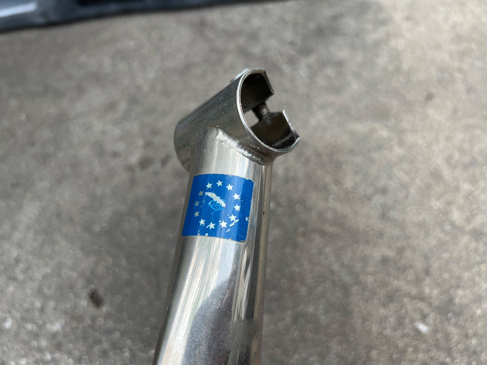 ITM Italmanubri Quill Stem 26.0x100mm 1in Straight Chrome Vintage Retro Road  - Image 5